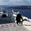 La isla de Santorini en Grecia continúa eliminando a medida que continúa la vibración